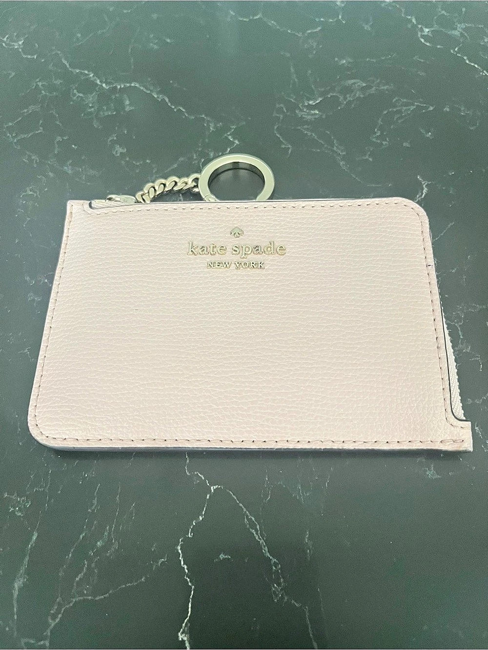 Kate Spade Pink Card Holder Key Ring Like New